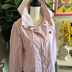 Tommy Hilfiger Pink Utility Jacket with Hood